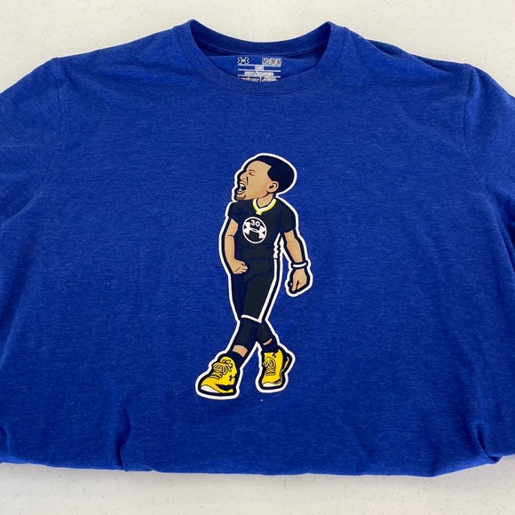 Men’s medium loose fit Steph Curry under Armour T-shirt - Picture 1 of 6